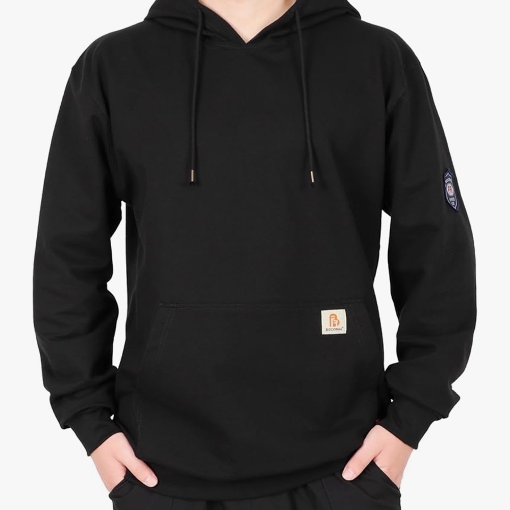 Classic Black Hoodie for Men